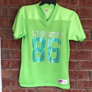Lamb green soffe jersey